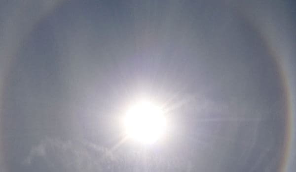 Halo rundt solen