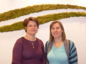 Seniorforskerne Dorte Herzke fra NILU (t.v.) og Claudia Halsband fra Akvaplan-niva har forsket på marin plast i snart et tiår.