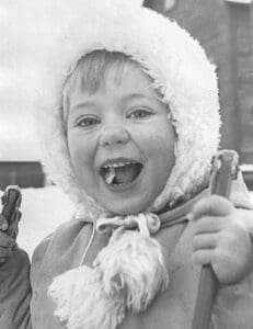 Linda Hanssen, 4 år