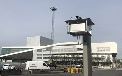 SensEURcity-sensor montert ved Sukkerbiten i Oslo