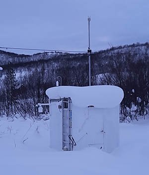 Karpdalen målestasjon i Finnmark